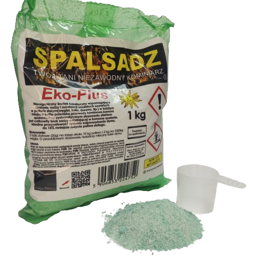 Чистящее средство для дымоходов от сажи Spalsadz Eko Plus 1кг + мерная ложечка порошок катализатор - изображение 7