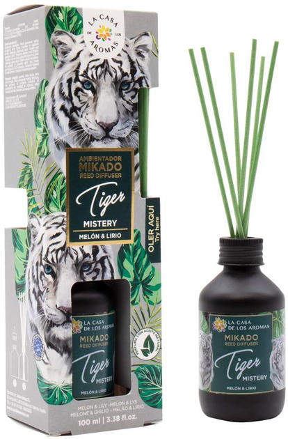 Patyczki zapachowe La Casa de los Aromas Safari Tiger Mistery 100 ml (8428390049706) - obraz 1