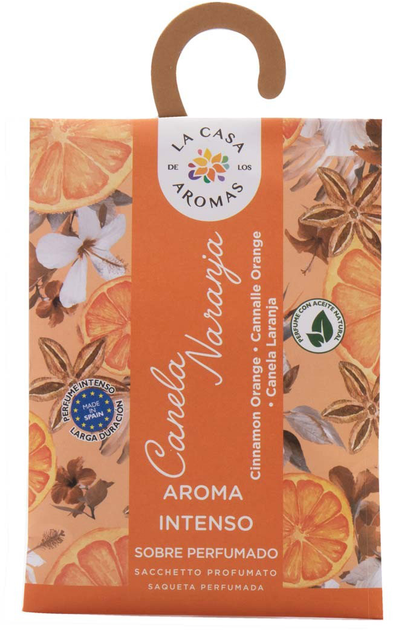 Saszetka zapachowa La Casa de los Aromas Aroma Intenso Cynamon i Pomarańcza 100 ml (8428390048624) - obraz 1