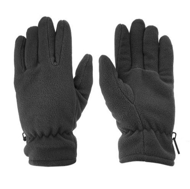 Перчатки тактические зимние на флисе Mil-tec Thinsulate black-12534002-S - изображение 1