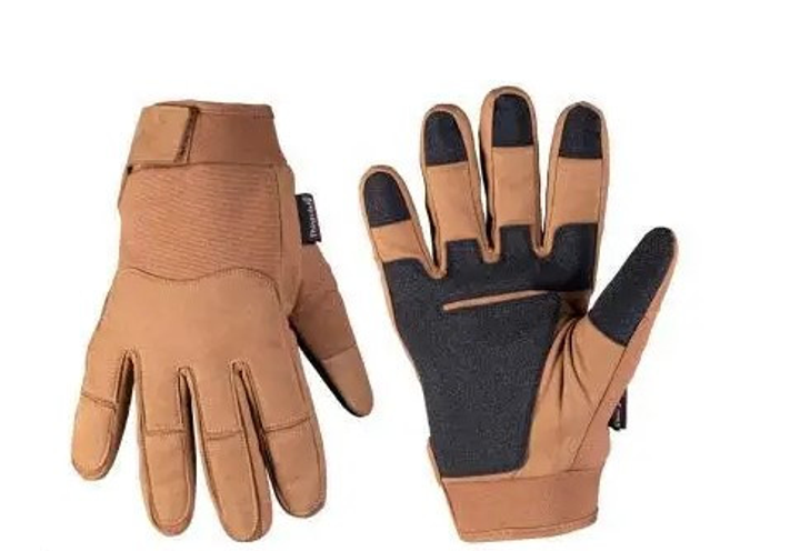 Перчатки армейские тактические зимние с мембраной Mil-tec 12520819 Койот Army Gloves Winter Thinsulate-M - изображение 1