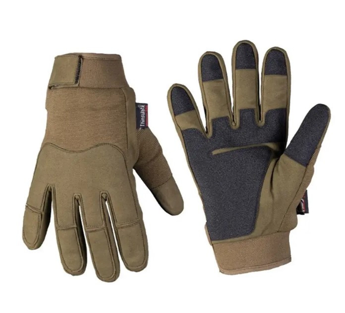 Перчатки армейские тактические зимние с мембраной Mil-tec 12520801 Олива Army Gloves Winter Thinsulate-XL - изображение 1