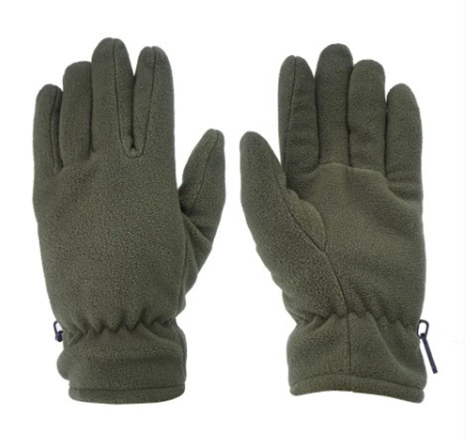 Флісові рукавички Thinsulate оливкові Mil-tec 12534001-M - зображення 1