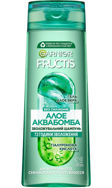 Шампунь Garnier Fructis Алоє Аква Бомба 400 мл (3600542134774) - Фото 1 Шампунь Garnier Fructis Алоє Аква Бомба 400 мл (3600542134774) - зображення 1