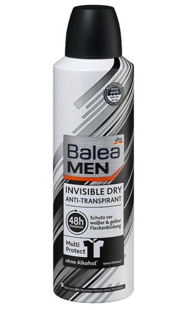 Дезодорант спрей Balea чоловічий Invisible 200 мл (4058172585111) - Фото 1 Дезодорант спрей Balea чоловічий Invisible 200 мл (4058172585111) - изображение 1