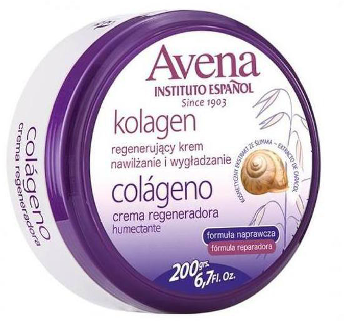 Krem do ciała Instituto Espanol Avena Collagen Regeneration Cream regenerujący z kolagenem 200 g (8411047142073) - obraz 1