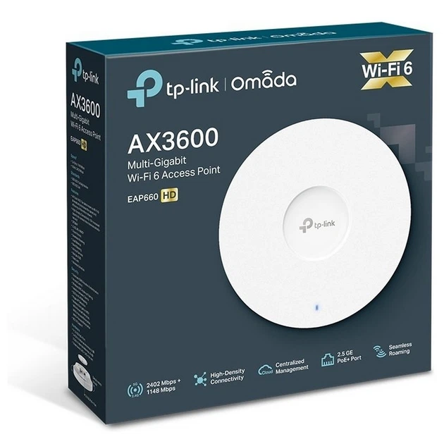 Точка доступу TP-LINK EAP660 HD AX3600 1x2.5GE LAN PoE MU-MIMO - зображення 2