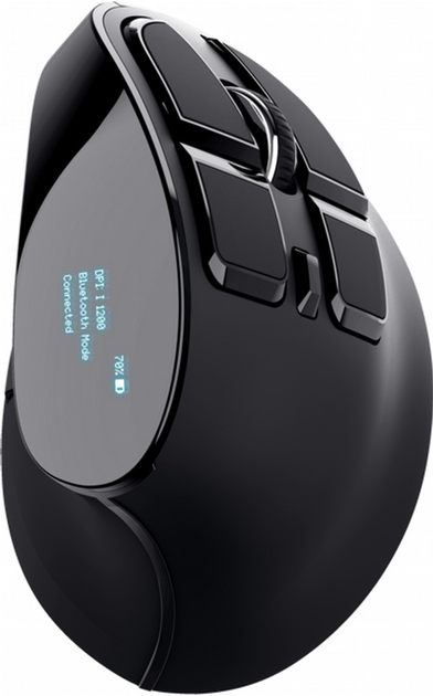 Мышь Trust Voxx Rechargeable Ergonomic Wireless Black (8713439237313) - изображение 1