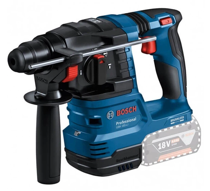 Аккумуляторный перфоратор Bosch Professional GBH 185-LI без акб и з/у (0611924020) - изображение 2