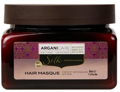 Maska do włosów Arganicare Silk z jedwabiem 350 ml (7290114145855) - obraz 1