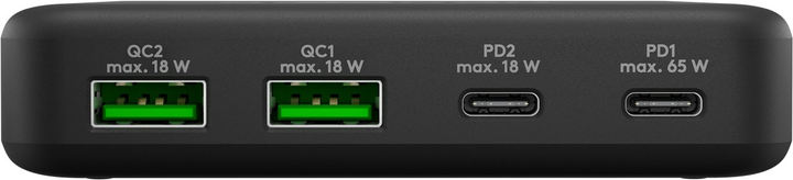 Wieloportowa 4-krotna ładowarka stacjonarna Goobay Wentronic USB 3.0 sw 65 W 2x USB-C 2x USB-A (4040849617720) - obraz 3