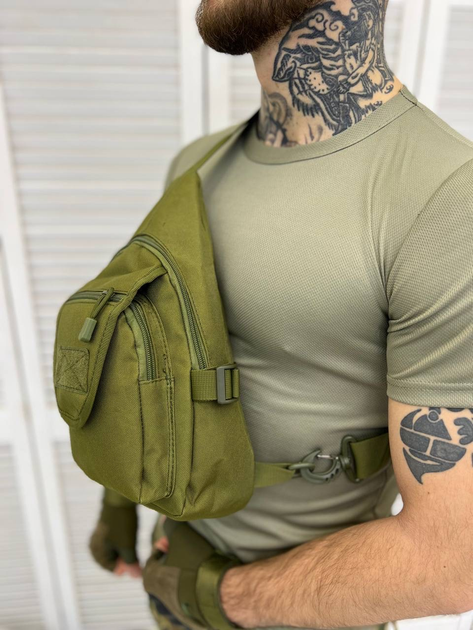 Тактична сумка Cross Bag Elite Olive - зображення 2