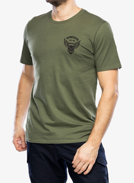 Футболка з малюнком 5.11 Tactical Kettle Skull Military Green XL (76289-255) - изображение 2