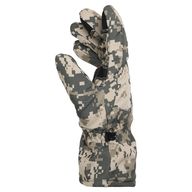 Рукавички теплі чоловічі Zelart Tactical Action 8570 розмір L Camouflage Pixel - зображення 2