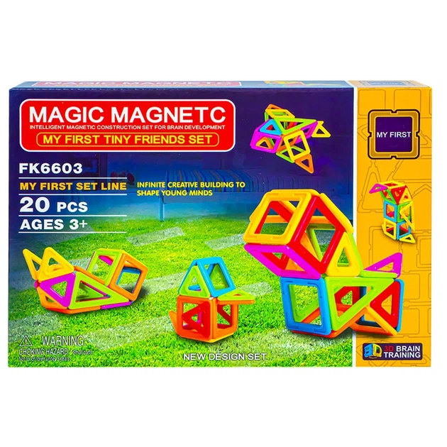 Конструктор магнітний Magic Magnetic 20 дет (FK6603) - зображення 2