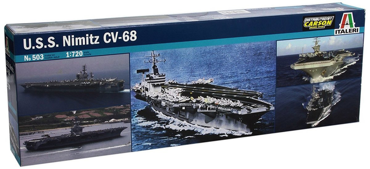 Model do składania Italeri USS Nimitz CV-68 skala 1:720 (8001283805032) - obraz 1