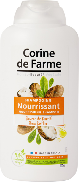 Szampon Corine de Farme Odżywczy z Masłem Shea 500 ml (3468080409347) - obraz 1