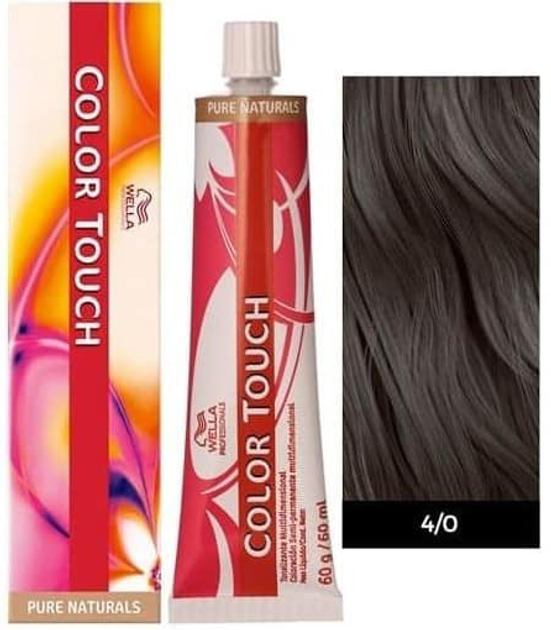 Безаміачна фарба для волосся Wella Professionals Color Touch Pure Naturals 4/0 60 мл (8005610529608) - зображення 1