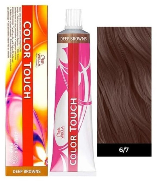 Farba do włosów bez amoniaku Wella Professionals Color Touch Deep Browns 6/7 - Ciemny Brąz Blond 60 ml (8005610529240) - obraz 2