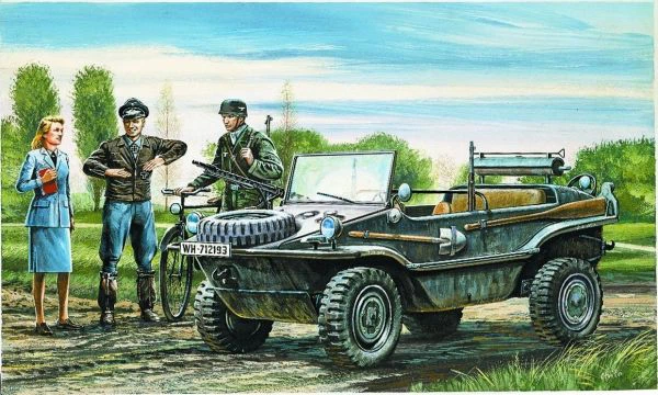 Сборная модель Italeri Kfz II VW Typ 166 Schwimmwagen масштаб 1:35 (8001283803137) - изображение 2
