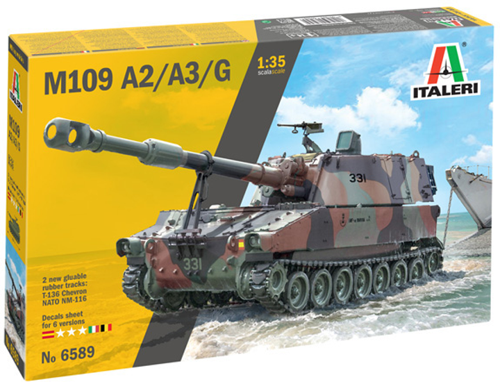 Model do składania Italeri M109 A2/A3/G skala 1:35 (8001283065894) - obraz 1