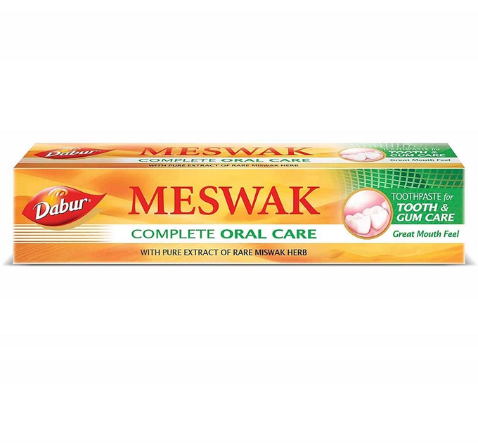 Pasta do zębów Dabur Meswak Complete Oral Care bez fluoru 200 g (8901207018268) - obraz 1