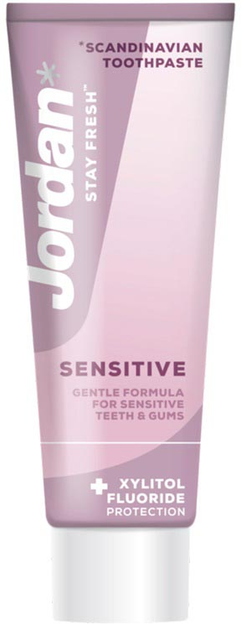 Зубна паста Jordan Stay Fresh Sensitive для чутливих ясен 75 мл (7310610021252) - зображення 1