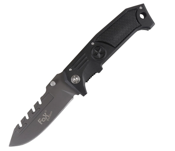 Складной Нож MFH Fox Outdoor 23,5 cm Черный 45511 - изображение 1