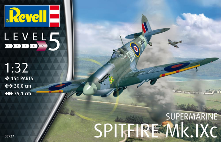 Збірна модель Revell Supermarine Spitfire Mk IXc масштаб 1:32 (4009803039275) - зображення 1