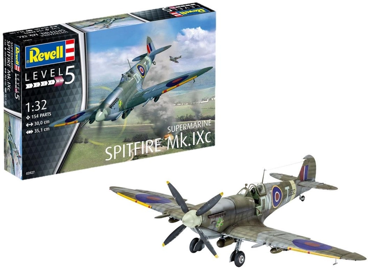 Model do składania Revell Supermarine Spitfire Mk IXc skala 1:32 (4009803039275) - obraz 2