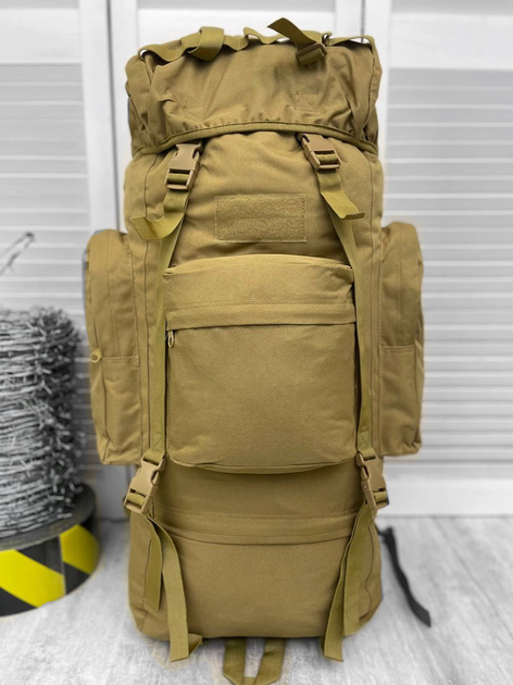 Рюкзак тактичний рамний Tactical Backpack Coyote Elite 100 л - зображення 1