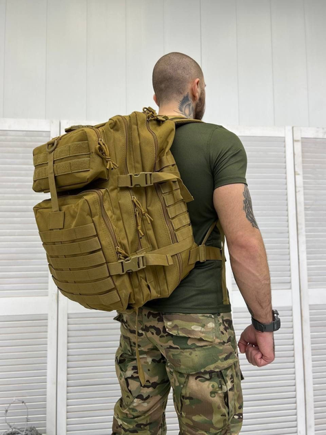 Рюкзак тактический Tactical Assault Backpack Coyote Elite 45 л - изображение 1