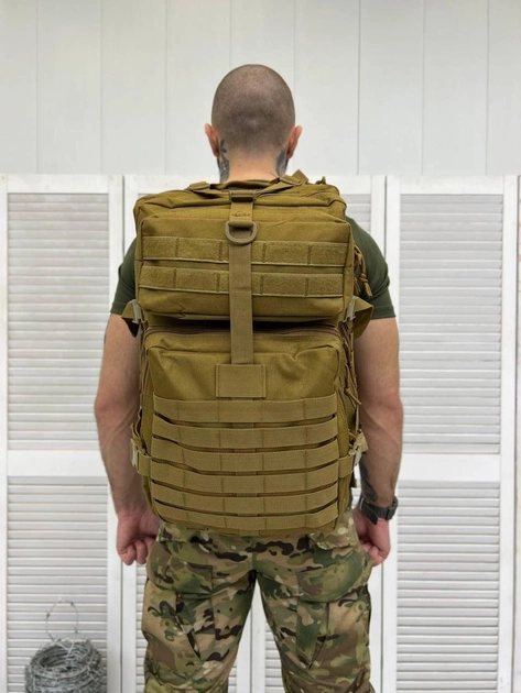 Рюкзак тактичний Tactical Assault Backpack Coyote Elite 45 л - зображення 2