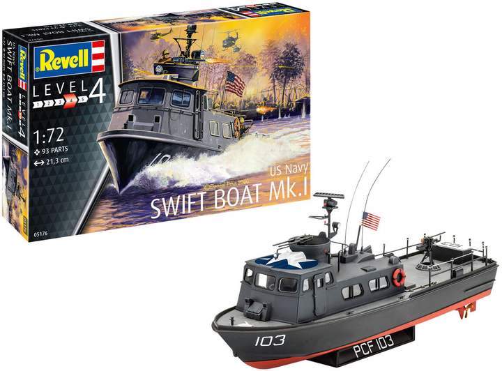 Збірна модель Revell US Navy Swift Boat Mk I масштаб 1:72 (4009803051765) - зображення 2