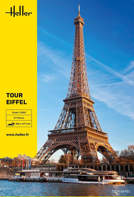 Model do składania Heller Tour Eiffel skala 1:650 (3279510812015) - obraz 3