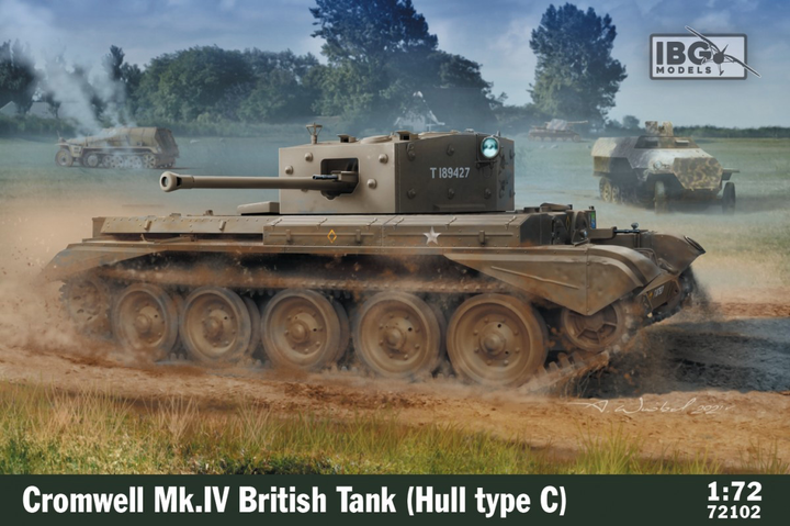 Збірна модель IBG Cromwell Mk IV British Tank Hull Type C масштаб 1:72 (5907747901926) - зображення 1