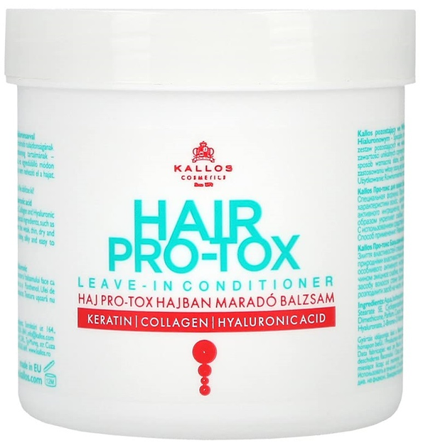 Odżywka do włosów Kallos Hair Pro-Tox Leave-in Conditioner 250 ml (5998889511401) - obraz 1