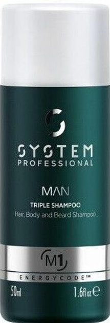 Szampon System Professional Man Triple Shampoo 50 ml (3614226771247) - obraz 1