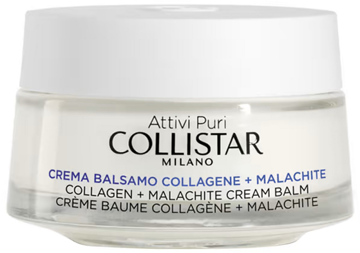 Krem-balsam do twarzy Collistar Attivi Puri przeciwzmarszczkowy z kolagenem i malachitem 50 ml (8015150218788) - obraz 1