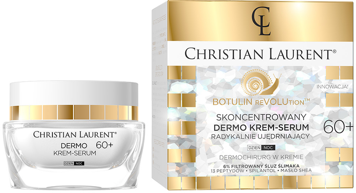 Krem-serum Christian Laurent Botulin Revolution 60+ skoncentrowany dermo radyklanie ujędrniający 50 ml (5901761986358) - obraz 1