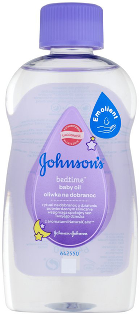 Вечірня олія для дітей Johnson & Johnson Johnson's Bedtime Baby 200 мл (3574660250619) - зображення 1