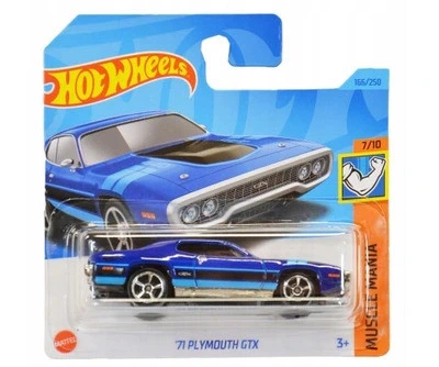 Машинка Hot Wheels '71 PLYMOUTH GTX – игрушки с доставкой от ROZETKA