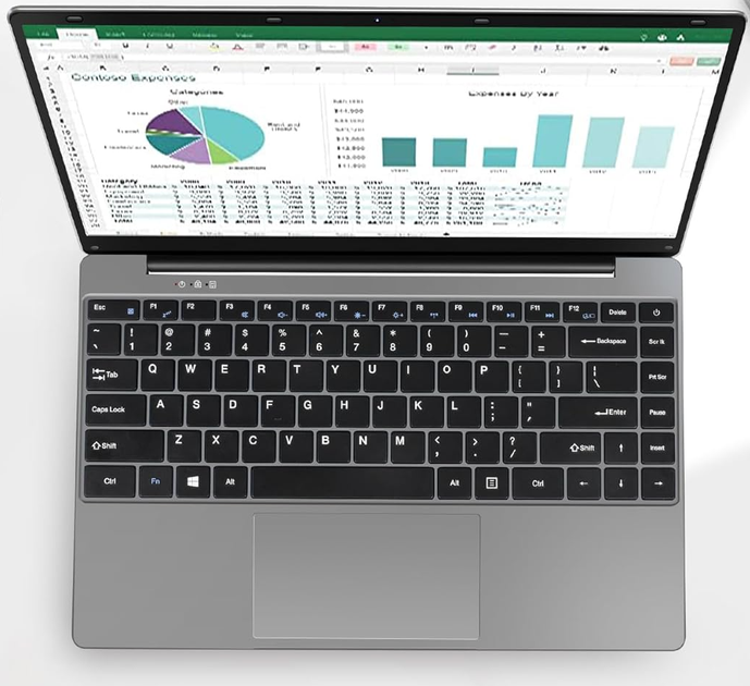 Ноутбук 14.1" AOCWEI A5 Intel Celeron N4020C RAM 6GB SSD 128GB Windows 11 (UKR) - изображение 2