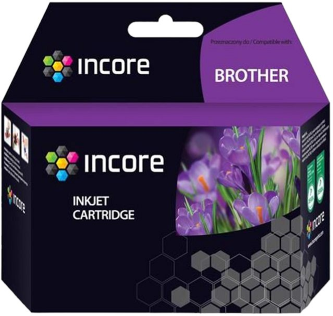 Tusz Incore do Brother LC-525 Magenta (5904741088417) - obraz 1