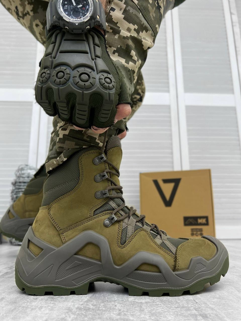 Тактичні берці Vaneda Duty Boots Olive 40 - зображення 1