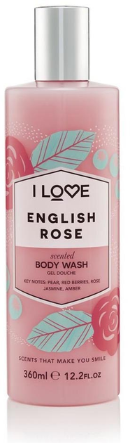 Żel pod prysznic i do kąpieli I Love Scented Body Wash english rose 360 ml (5060351545044) - obraz 1