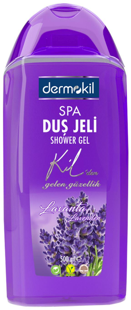 Żel pod prysznic Dermokil Shower Gel lavender 500 ml (8697916002352) - obraz 1
