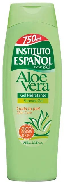 Żel pod prysznic Instituto Espanol Aloe Vera kremowy na bazie aloesu 750 ml (8411047144084) - obraz 1