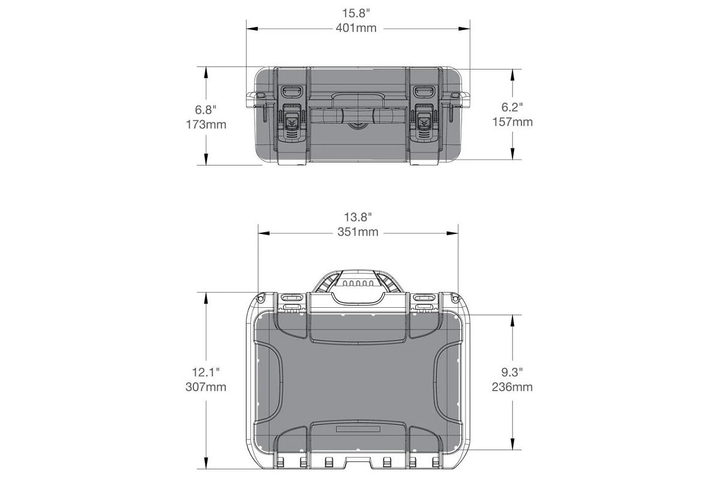 Кейс 918 case с пеной - Graphite - изображение 2