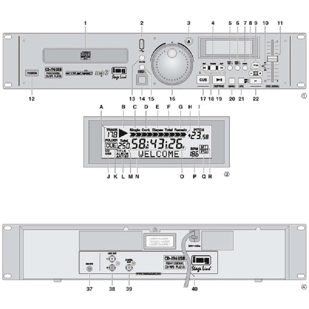 CD проигрыватель 196 USB - изображение 2